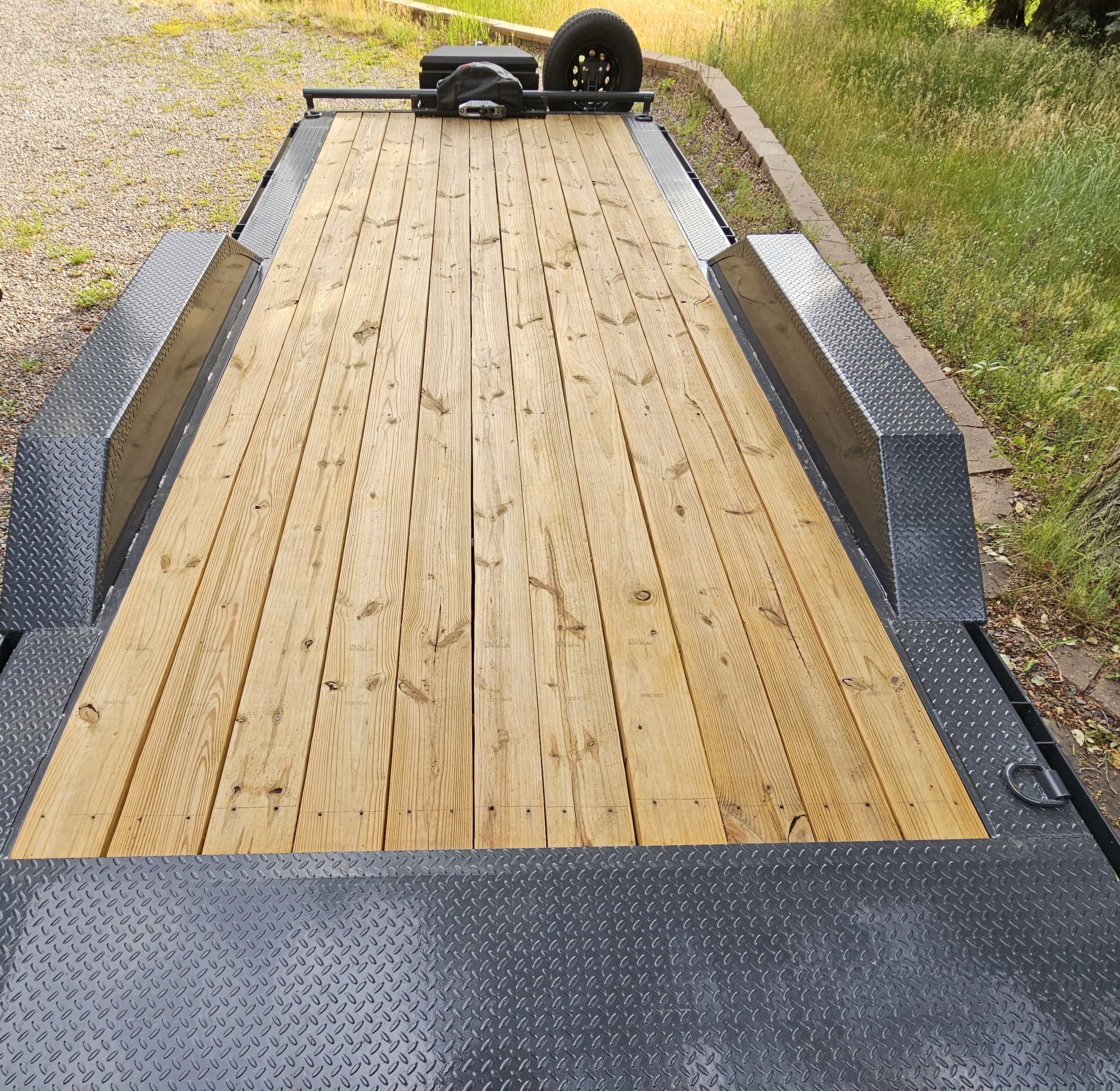Trailer rear view